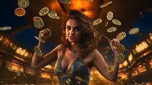 Caribbean Stud Poker table layout at lucky apk